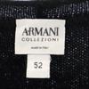 Armani Collezioni Made In Italy Long Sleeve Knit 52 Black Sweater Men's Used