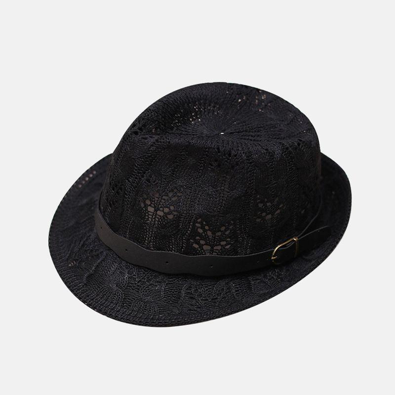 Artistic Retro Hollowed Out Jazz Hat, Fashionable Top Hat, Summer Casual Hat for Men and Women