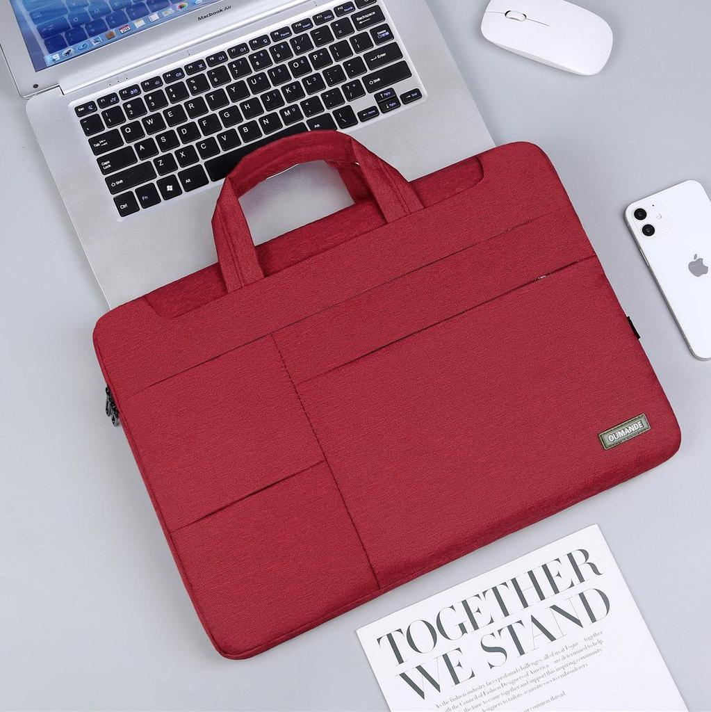 Husă și Geantă pentru Laptop Rezistente la Șocuri, Potrivite pentru 14-15 Inch, Pânză Oxford, Logo Personalizabil