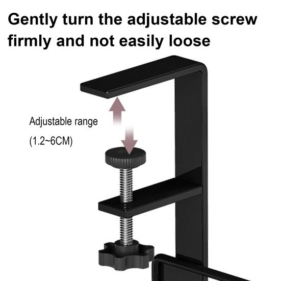 Storage Rack Under-Desk Cable Management Tray Large Capacity Hollow Design Easy To Install Adjustable Cable Management Rack