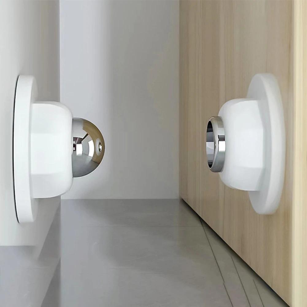 Magnetyczny Stoper Antykolizyjny Silikonowy Uchwyt Stoper do Drzwi Wiatroszczelny Ochraniacz Stoper do Drzwi Magnetyczne Przyssawki do Drzwi Akcesoria Domowe