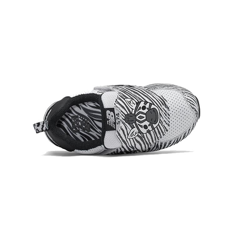 New Balance 574 Series Low Top Running Shoes Zebra Print Baby Sneakers Black White IV574ZOZ