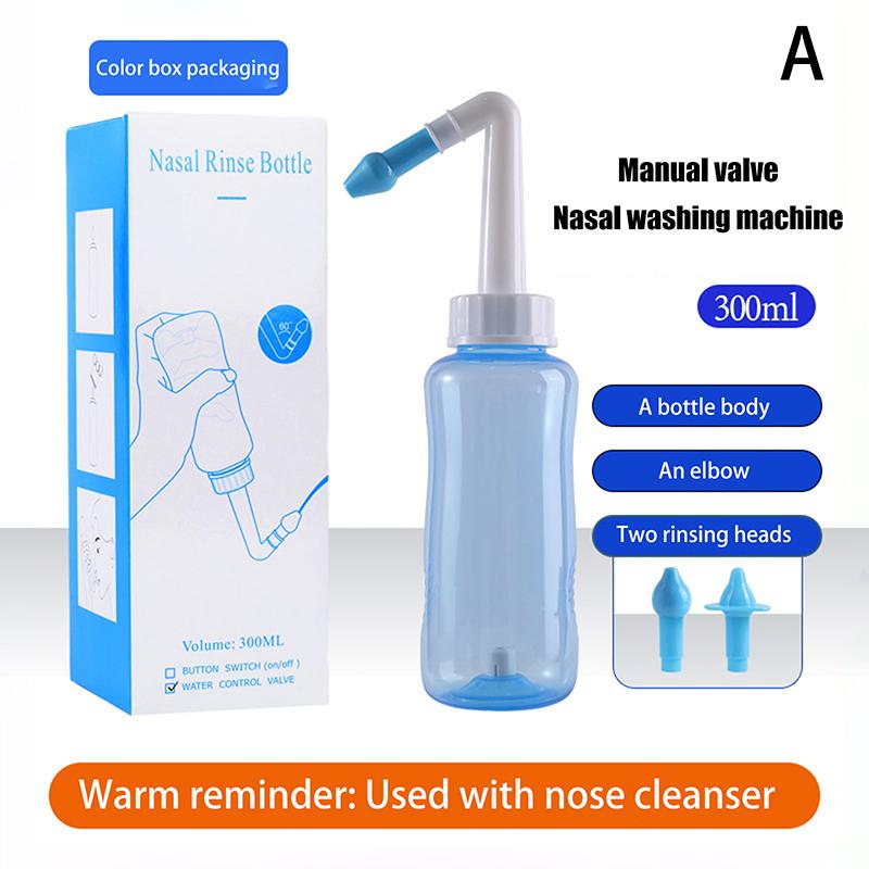 Portable Nasal Aspirator - Squeeze Cleaner for Adult  Baby Mucus Removal