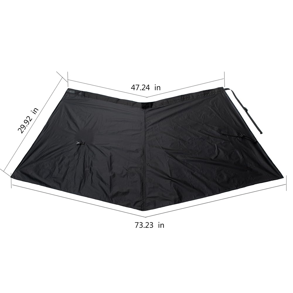 Rain 15D Nylon Silicone for Outdoor Rainwear [JPHNAN] Skirt, Waterproof, Lightweight, Portable, Adjustable, Unisex, Coating, Mountaineering, Hiking,