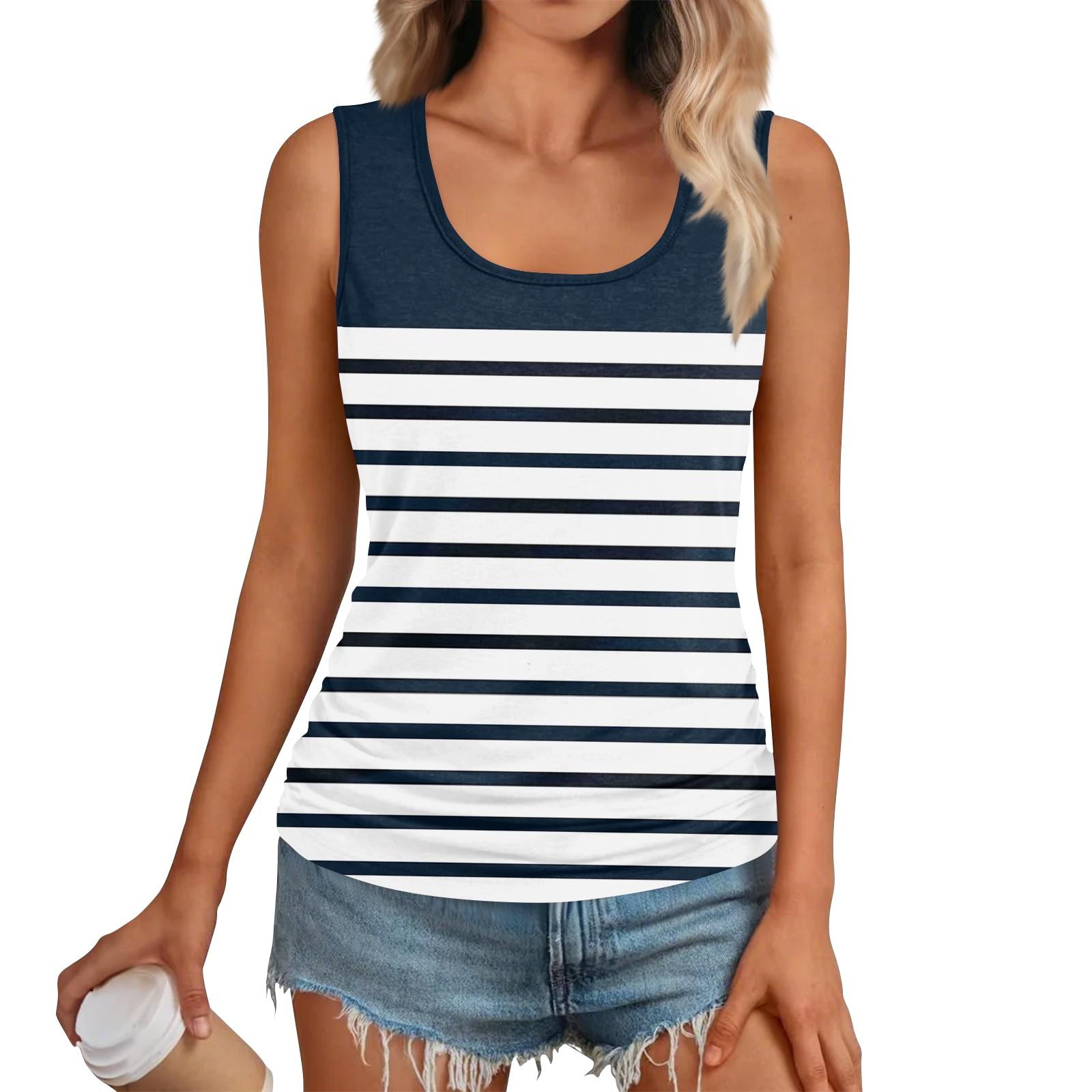 

Жіночі безрукавки без рукавів з круглим вирізом і рюшами M бежевий