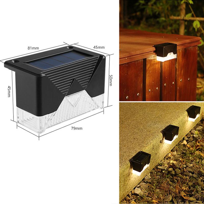 

Светодиодный на солнечной батарее заборный светильник L-образной формы Солнечные фонари Уличный Водонепроницаемый Сад Двор Газон Парк Лестницы Декор Солнечный свет 1 pc теплый белый