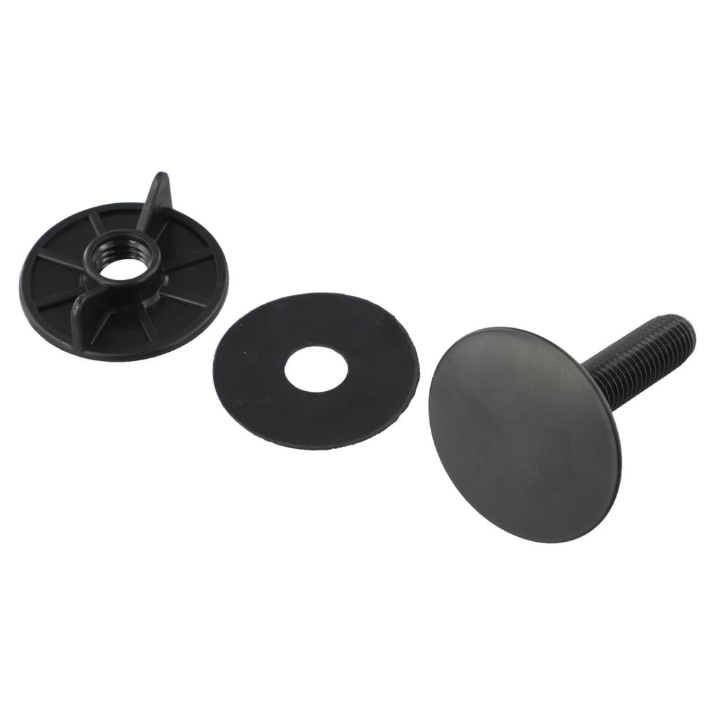 Tap Hole Cover Black Tap Hole Cover For Kitchen Organization Elegant Black Finish Hassle-Free Setup For Standard Sink Holes
