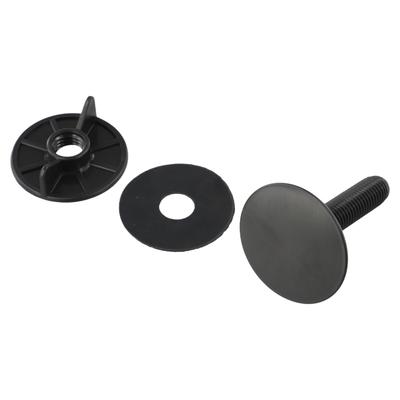 Tap Hole Cover Black Tap Hole Cover For Kitchen Organization Elegant Black Finish Hassle-Free Setup For Standard Sink Holes