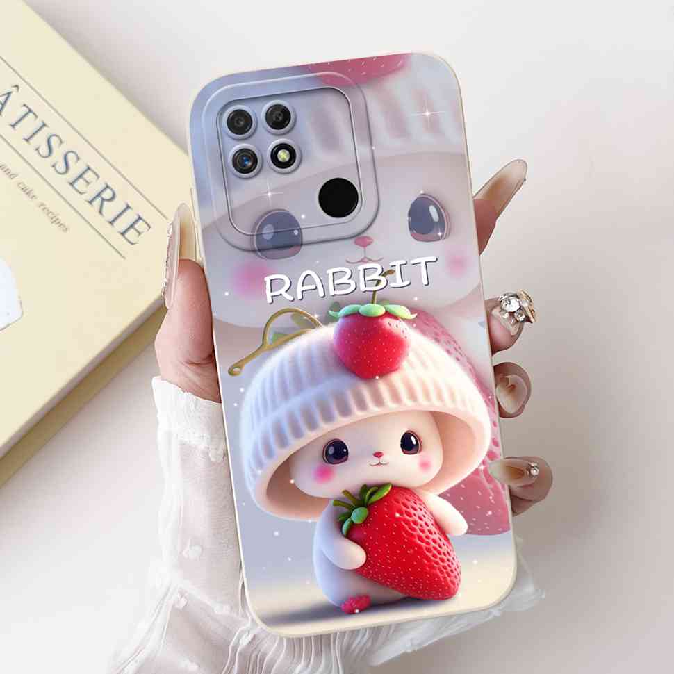 For Realme Narzo 50A Case RMX3430 Colorful Flowers Soft Silicone Cover For Oppo Realme Narzo50a 6.51" Fashion Protective Shell