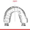 OPRO Gold Level Mouthguard Sports Mouthpiece Suitable for All Contact Sports Including Martial Innovative Fitting Tray for Boxing, Lacrosse, MMA,