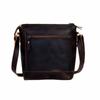 Handmade Unisex Buffalo Leather Crossbody Bag Handbag Brown