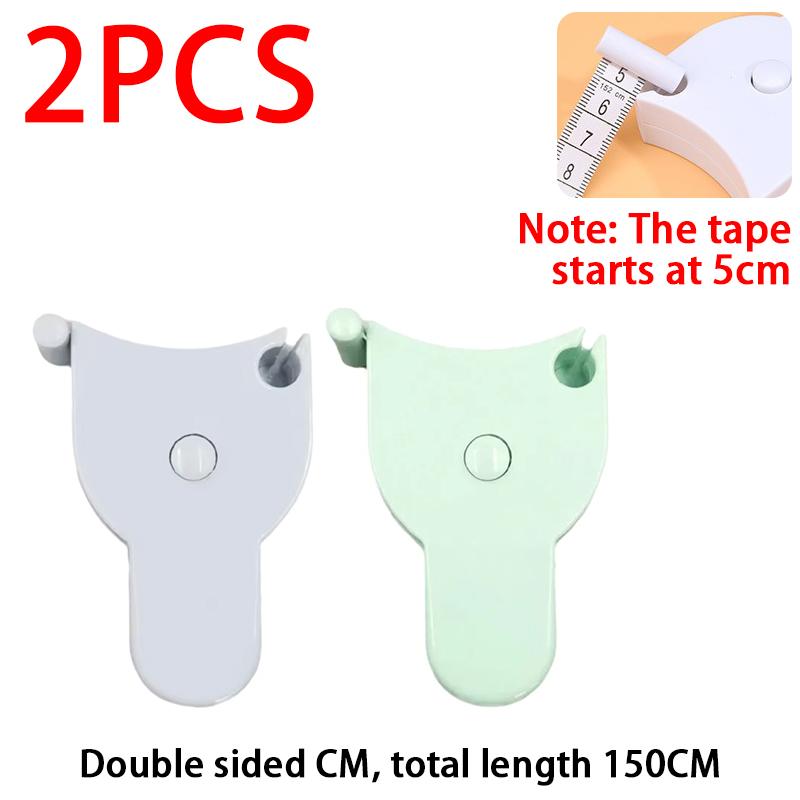 Portable Measuring Tape Mini Ruler Retractable Metric Tape in Inches Measuring Film for Body Soft Measuring Tape