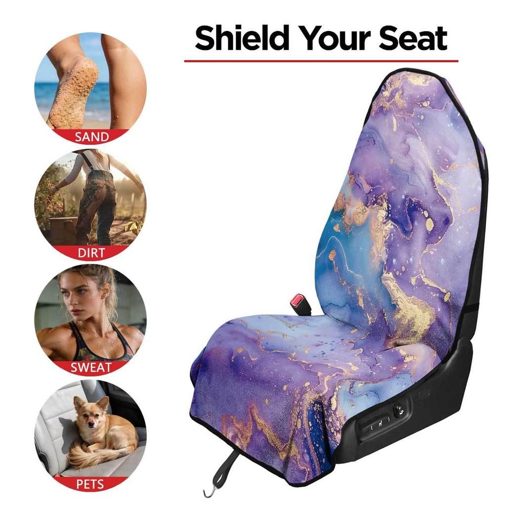 Universal Gym Car Seat Towel Cover - All-Season Front Seat Protector for Workout