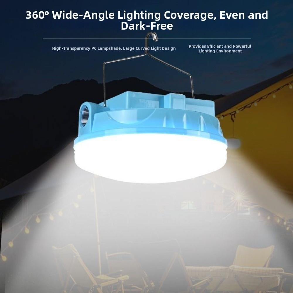 4 Gears Camping Light Rechargeable Night Light Portable Solar Light  Night Lighting