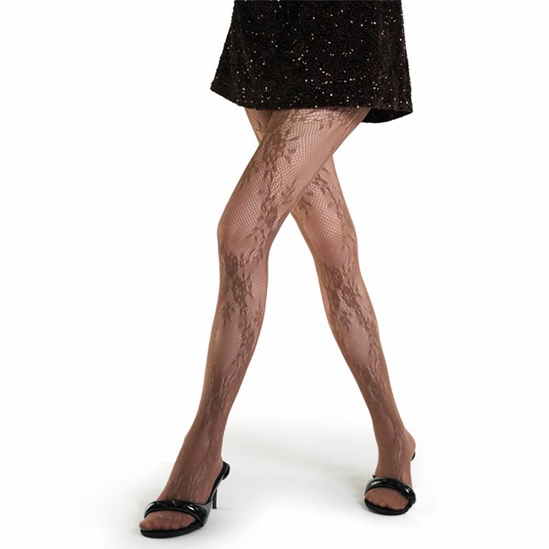 Y2k Lolita Lace Flora Tights Women Sexy Thigh High Stockings Pantyhose Lingerie Hosiery Mesh Fishnet Stockings Women Tights