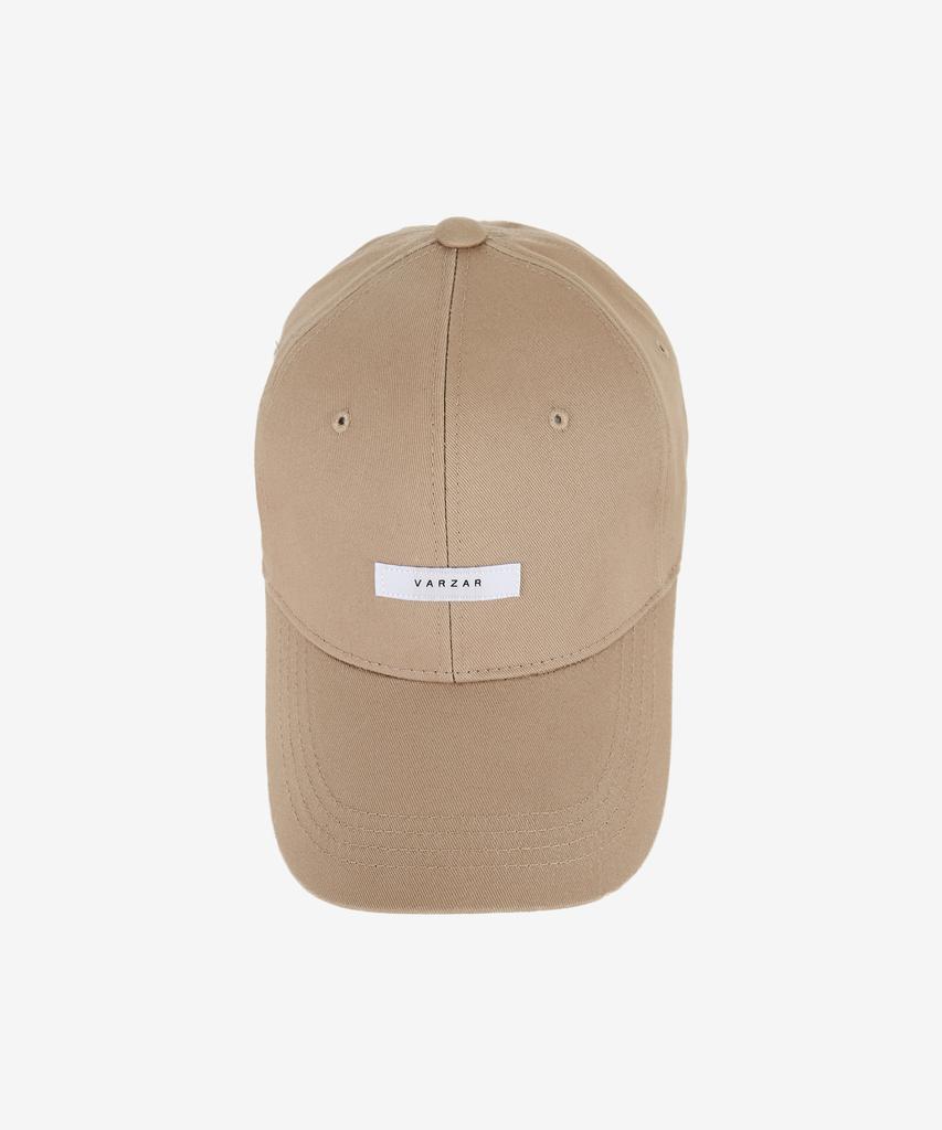 Bajal Solid Label Oversized Ball Cap Beige