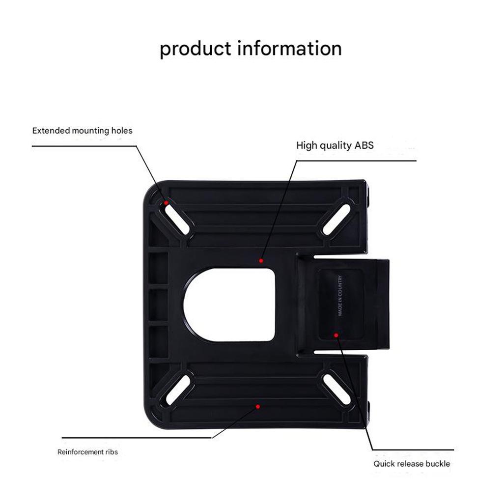 Simple Install ABS Plastic Boat Seat Base With Quick Disconnect Function For Pontoon And Fishing Boats