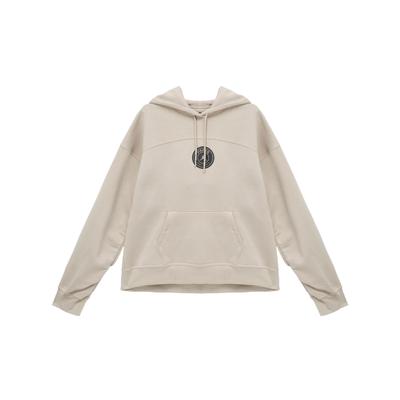 PSG Logo Print Hoodie SS24 Women Hoodie Stone DZ3267-230