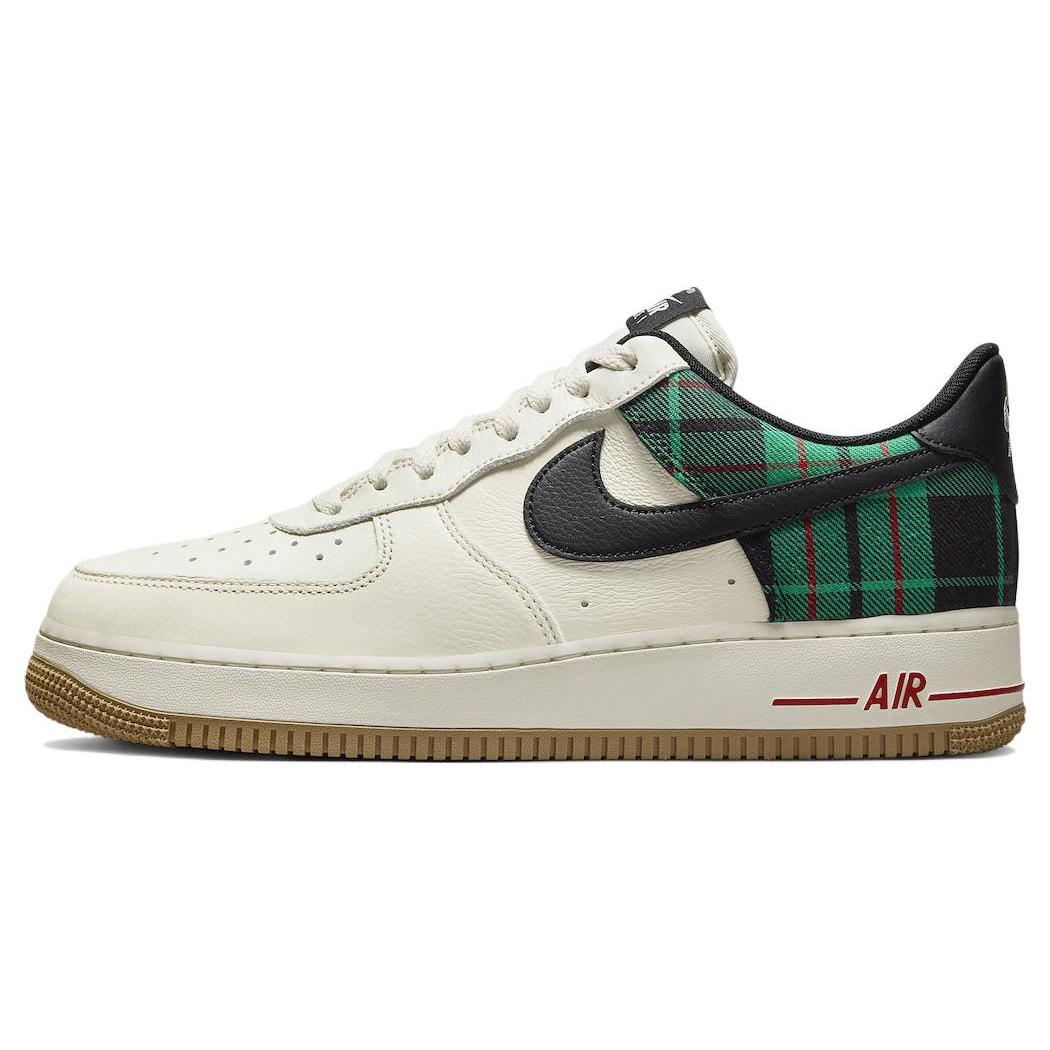

new Nike Air Force 1 Low 07 Lx Plaid Pale Ivory Stadium Green 42.5