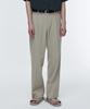 Wide Hidden Banding Slacks [Light Beige]