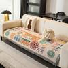 Cartoon Printed Sofa Towel Four Season Universal Sofa Cover Cloth Breathable Anti Slip Dirt Resistant Sofa Cover Couch Cushion
