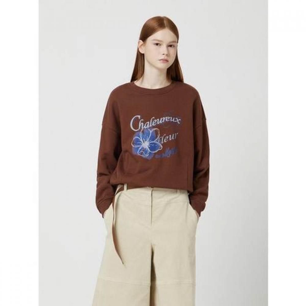 

Cc Collect Flower Printing Sweatshirt C254psm055 BR/55