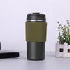ZISIZ Stainless Steel Silicone Insulated Coffee Mug