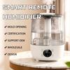 4L Large Capacity Smart Humidifier with Aromatherapy, High Mist Output for Indoor Air, Compact Mini Desktop Design
