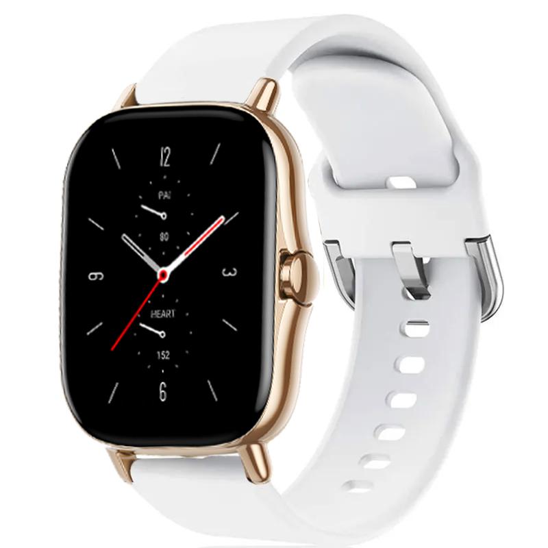 Sport strap For Amazfit GTS-GTR-4-3-2-2e-Mini-Pro-stratos 2 3 Watchband Silicone Bracelet Correa Amazfit bip-U-S-3-pro 20mm 22mm