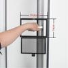 Plasă de protecție împotriva insectelor cu deschidere exterioară Plasă de fereastră detașabilă Plasă de fereastră DIY Balcon