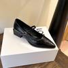 Temperament Clock High-heeled Black Pointed High-heeled Women's 2025 Spring New Models with Mary Jane Single Shoes Women