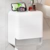 Bathroom Tissue Storage Box Large Capacity Plastic Waterproofed Design Wall Mounted For Bathrooms