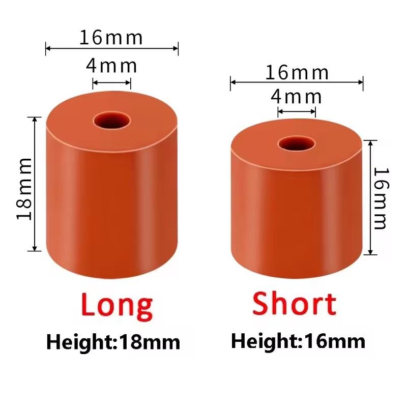 3D Printer Part Hot Bed Leveling Column Silicone Solid Spacer Platform Leveler for CR10 Ender 3 V2 Prusa Anycubic Series Heatbed