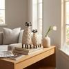 2 Pieces Sheep Figurine Decorative Ornament Textured Animal Statue for Collectors,