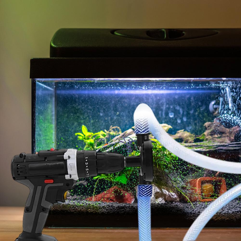 Portable Hand Drill Pump Water Transfer Pump Household Electric Well Hand Pump Centrifugal Water Pump for Water Liquid Transfer