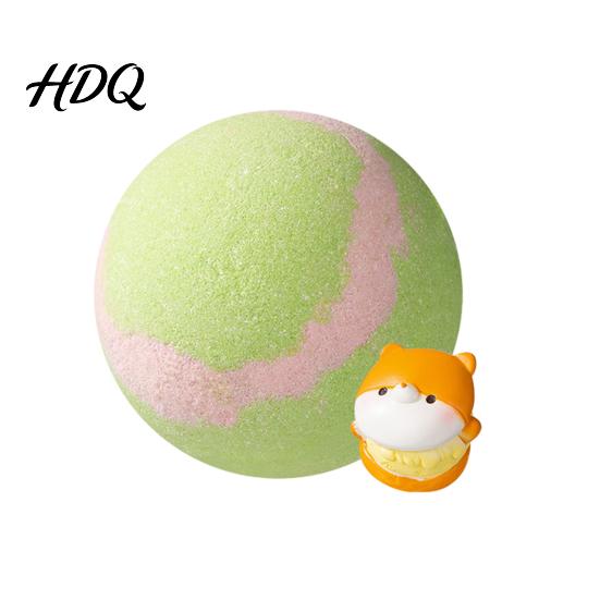 Bath Ball with Surprise Toy Salt Inside Fruity Floral Plants Extract Handmade Natural Sea Bubble Women Men SPA Gift Scented