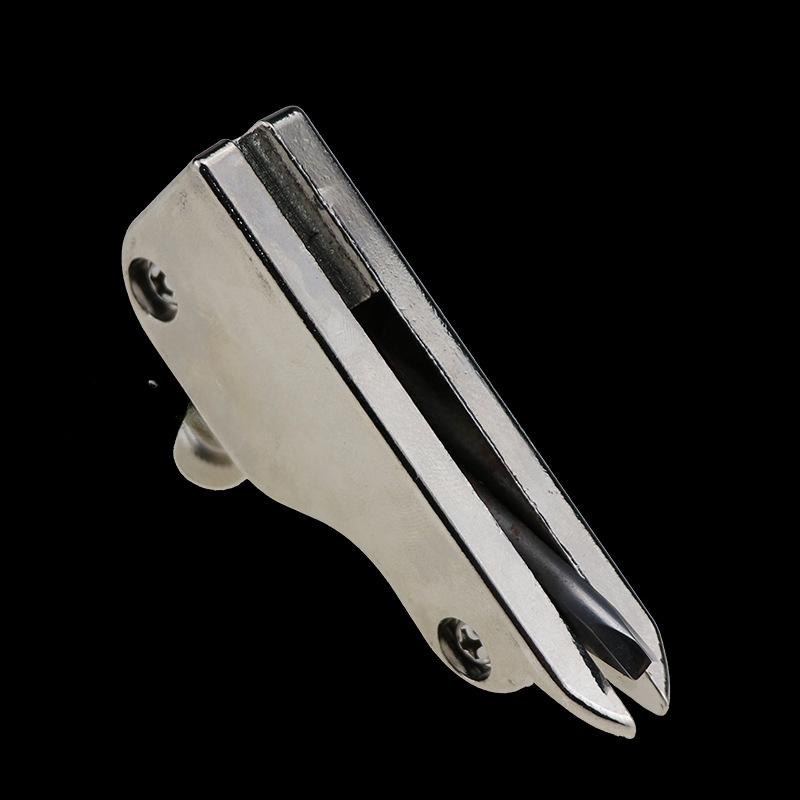 DIY Handmade Leather Leather Tools, Stainless Steel V-Groove Digger, Adjustable Depth Groove Pusher Groove Digger