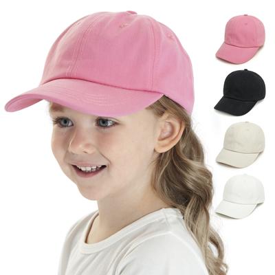 Cute Children's Baseball Caps For Boys Girls Cartoon Kids Solid Color Cap Baby Hip Hop Sun Cap Hat Accessories Fashion