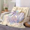 1pc, StellaLou (6) Home Decor Blanket: Cozy Flannel Throw for Bedroom, Living Room, Travel, Camping, Car
