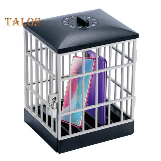 

Ящик для запирания сотового телефона в тюрьме с ключами, мобильная тюремная клетка для сотового телефона в классе, инструмент для самодисциплины в семье черный серый