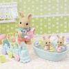 [Sylvanian] 5707-Milk Rabbit Triplets’ Bath Play Set