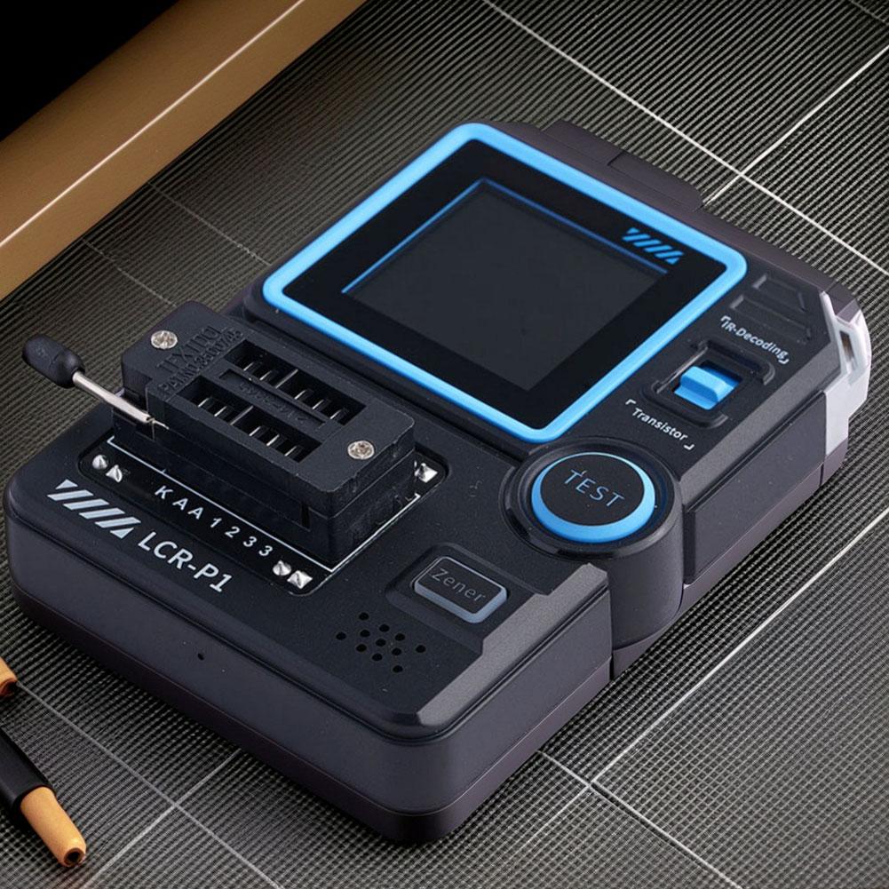 

LCR-P1 Тестер транзисторів Багатофункціональний ємнісний ефект Опір електрошлаку MOS MCR Транзистор Вимірювач поля Вимірювач Tes K4E0