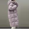 Puff Down Jacket Women's Winter New Thick Bread Jacket Medium and Long Coat Duck Down Small Pinghu