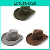 Wool Felt Hat With Wide Brim For Men Women Summer Sun Protection Casual Wear