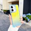 KEYSION Fashion Laser Gradient Colorful Phone Case for OPPO A3X 5G A3 Soft TPU+PC Shockproof Back Cover for OPPO A5i