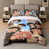 3Pcs Bed Set,Spy × Family 1 Duvet Cover and 2 Pillowcases, Printed Bedding Decor For Guest Room