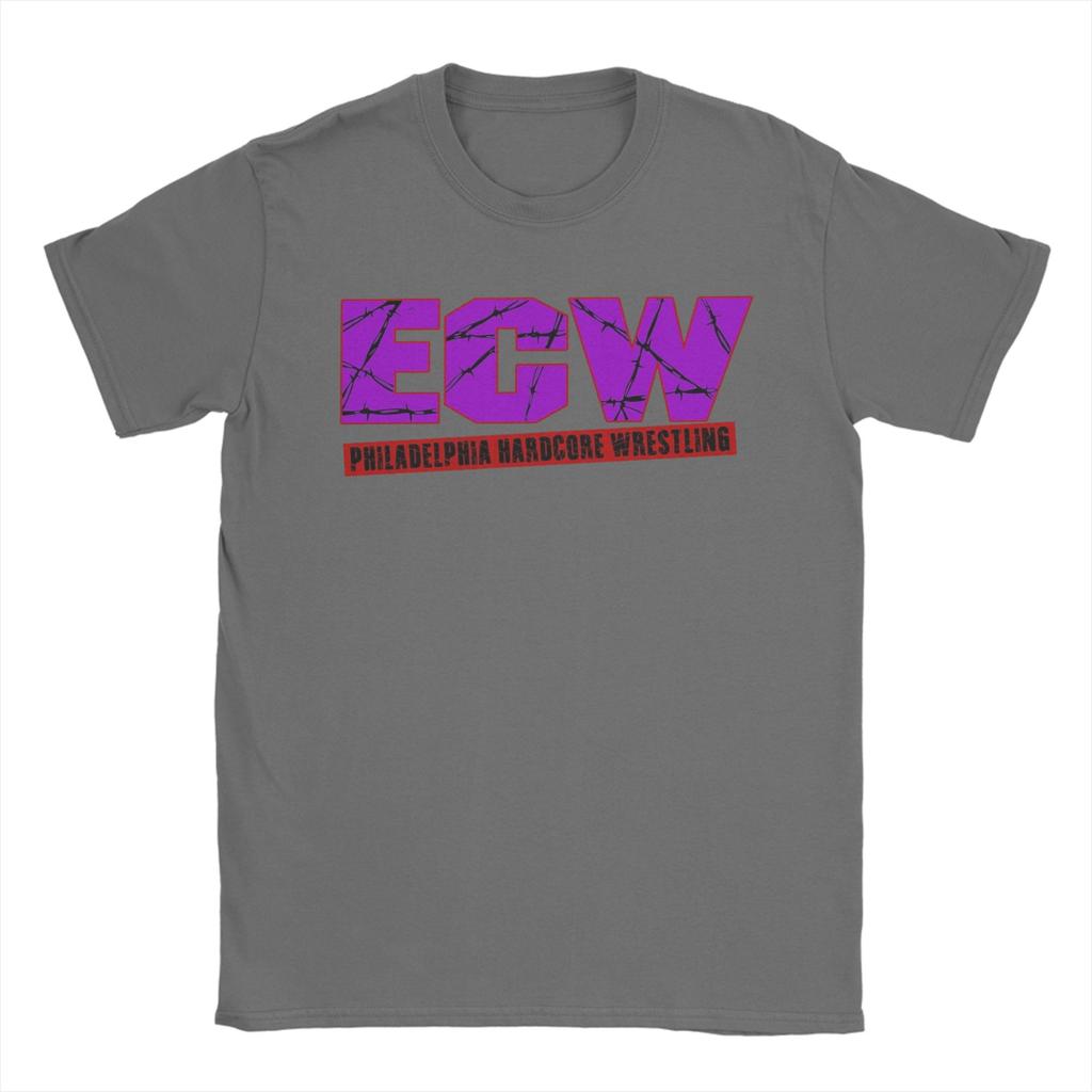 Ecw Hardcore Wrestling TShirt Summer Cotton TShirts For Unisex Harajuku Pattern Tee Shirt ShortSleeve Streetwear Top Tees