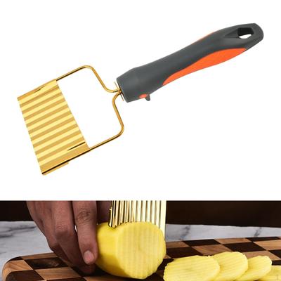 Kartoffel Karotten Chips Wellenschneider Küchenwerkzeuge Wellenschneidewerkzeug Pommes für