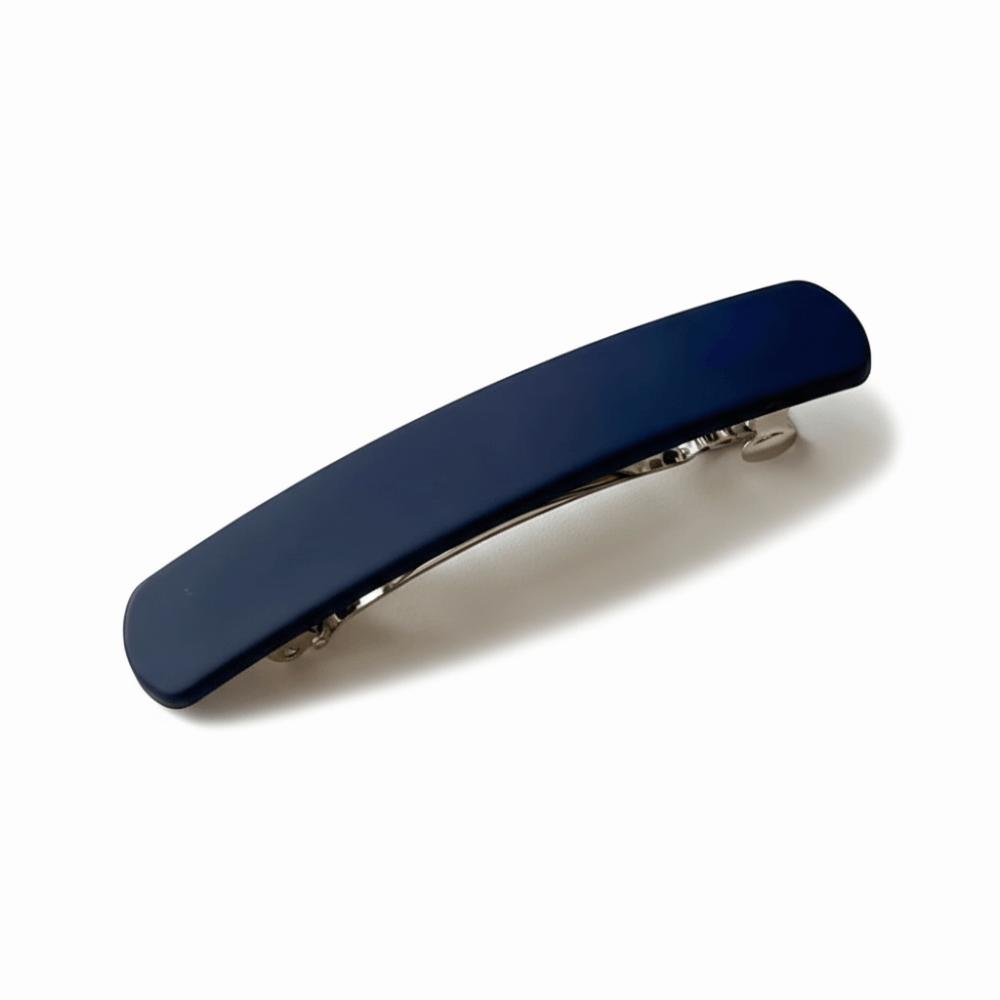 Vintage Solid Color Hair Clip Frosted Matte Spring Clip Rectangle Non-Slip Hair Grip for Women