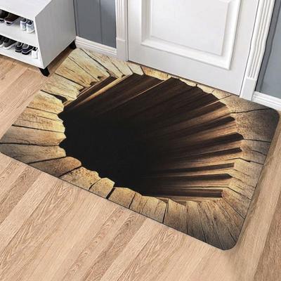 Rutschfeste Optische Täuschung Fußmatte Wasserabsorbierend Schlafzimmer Türteppich Badezimmer Teppich Heimdekoration
